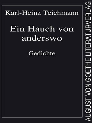 cover image of Ein Hauch von anderswo